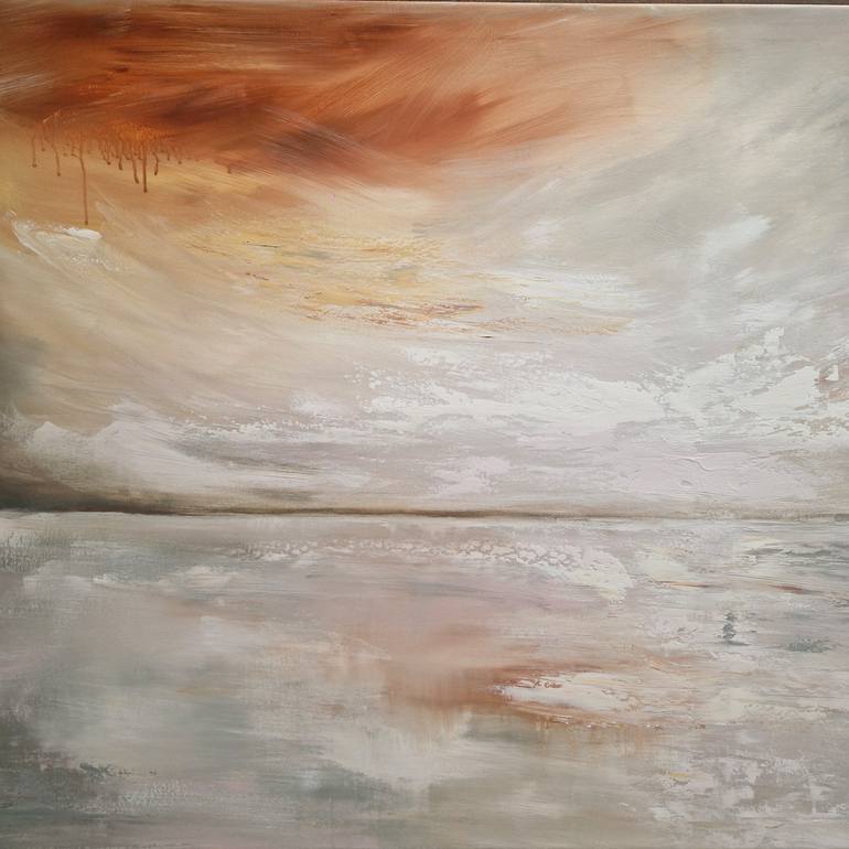 Original Abstract Seascape Painting by Irina Morisch