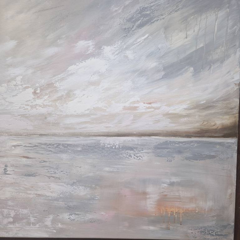 Original Abstract Seascape Painting by Irina Morisch