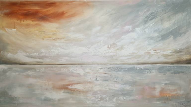 Original Abstract Seascape Painting by Irina Morisch