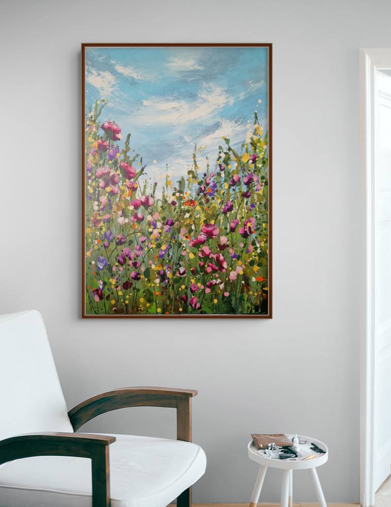 Original Contemporary Floral Painting by Irina Morisch