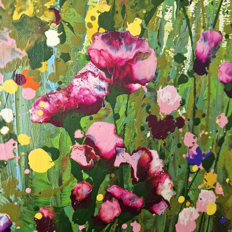 Original Contemporary Floral Painting by Irina Morisch