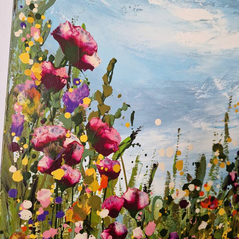Original Contemporary Floral Painting by Irina Morisch