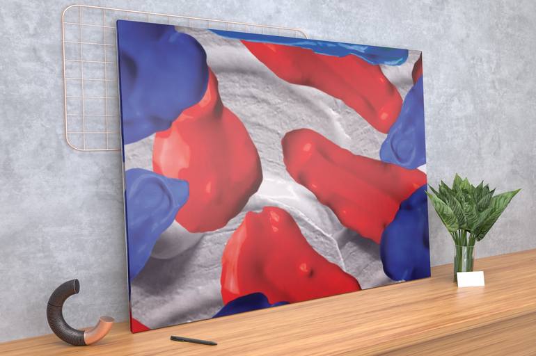 Original Contemporary Abstract Digital by Women Hacking