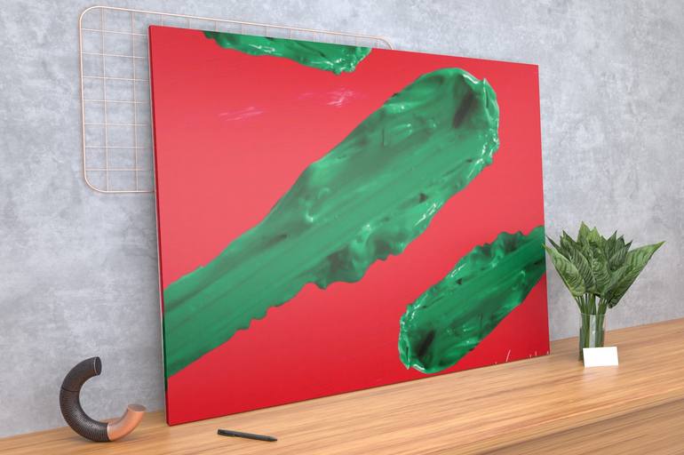 Original Abstract Expressionism Abstract Digital by Women Hacking