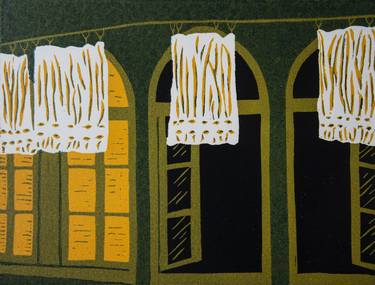 Original Contemporary Interiors Printmaking by Lana Enderle