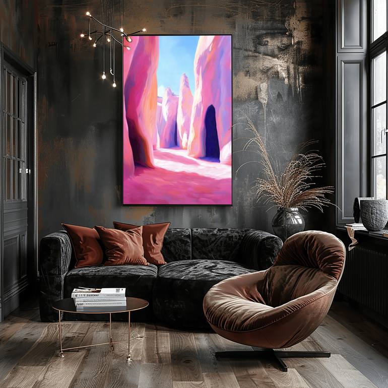 Original Digital Art Landscape Mixed Media by Kristika Moon