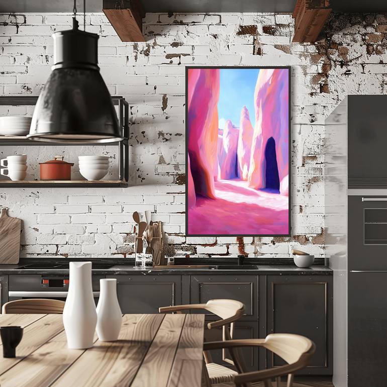 Original Digital Art Landscape Mixed Media by Kristika Moon