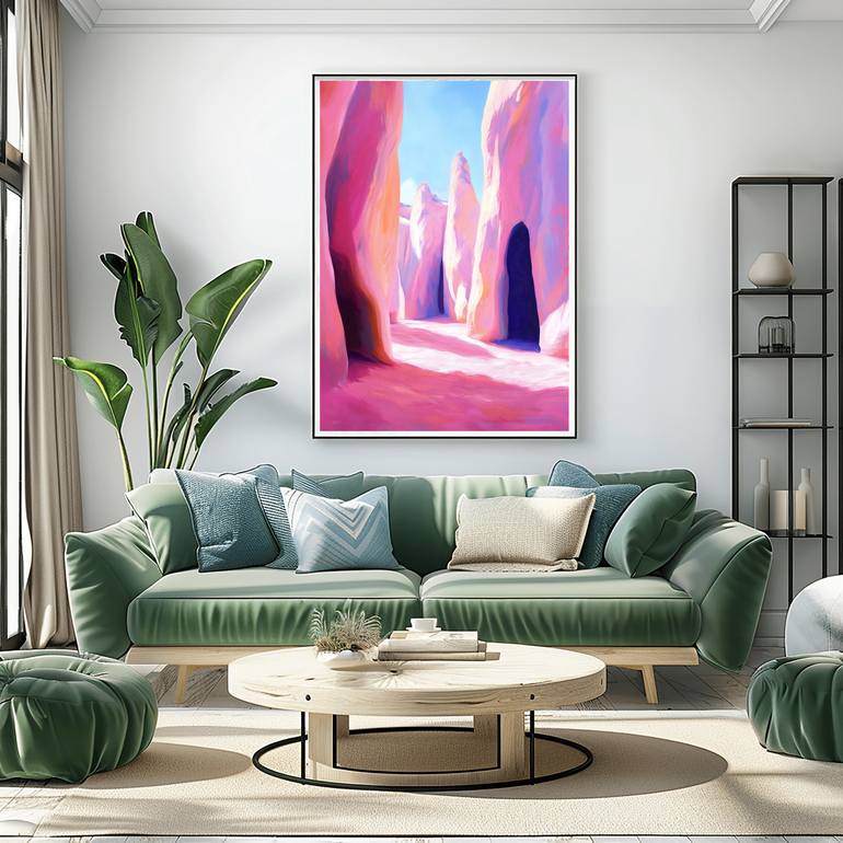 Original Digital Art Landscape Mixed Media by Kristika Moon