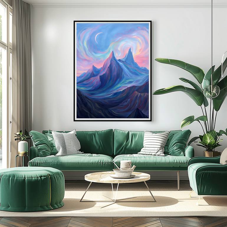 Original Digital Art Landscape Mixed Media by Kristika Moon