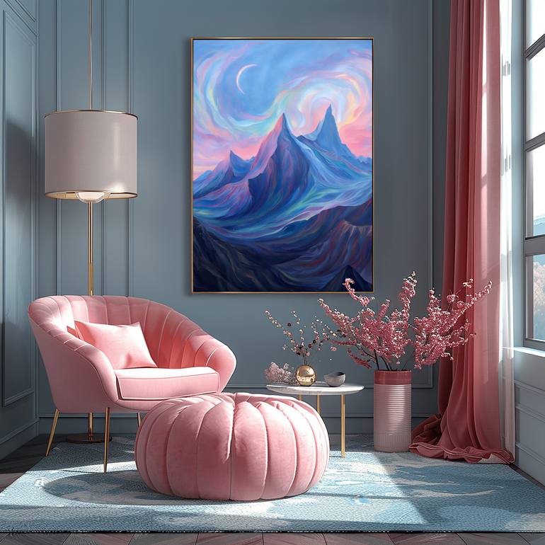 Original Digital Art Landscape Mixed Media by Kristika Moon