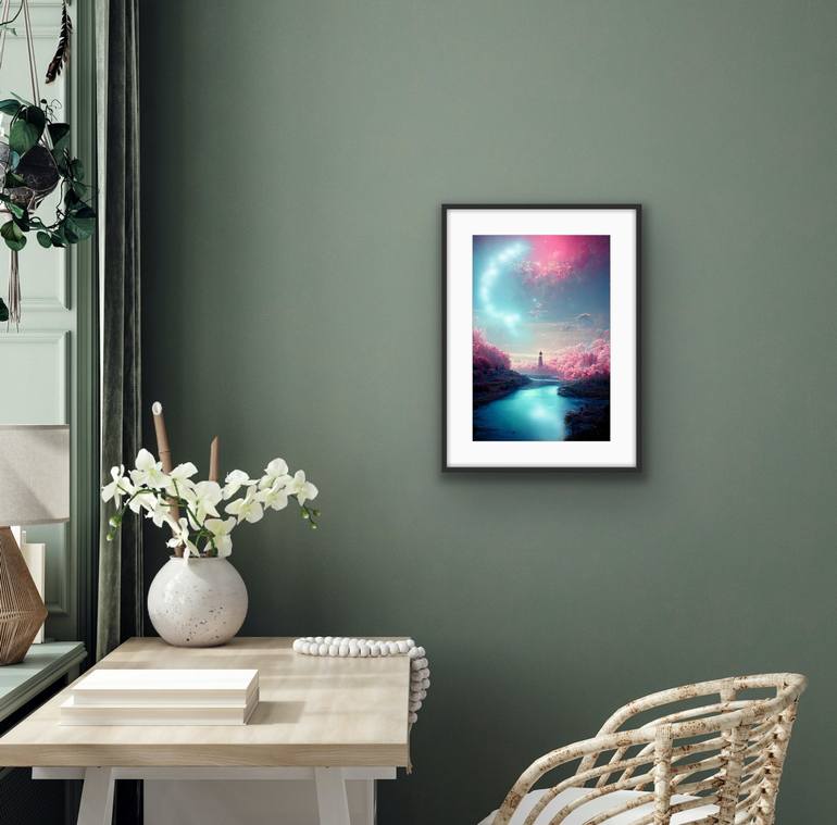 Original Fine Art Landscape Mixed Media by Kristika Moon
