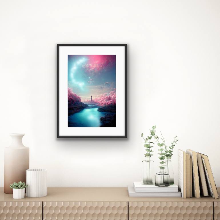 Original Fine Art Landscape Mixed Media by Kristika Moon