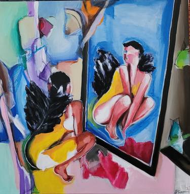 Original Abstract Paintings by SAZAN Stermasi