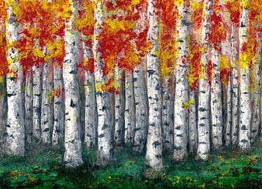 Original Impressionism Tree Paintings by Christopher Whytal