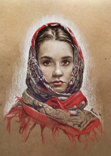 Print of People Drawings by Mila Burmanskaya