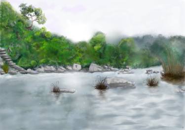 Original Photorealism Landscape Digital by Shan Garcia