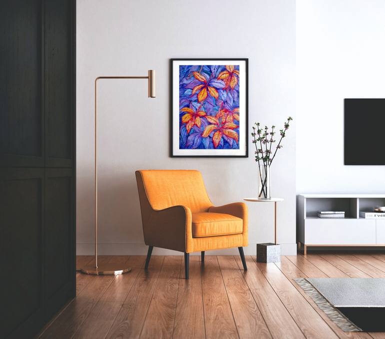 Original Fine Art Botanic Drawing by Ariel Friedman