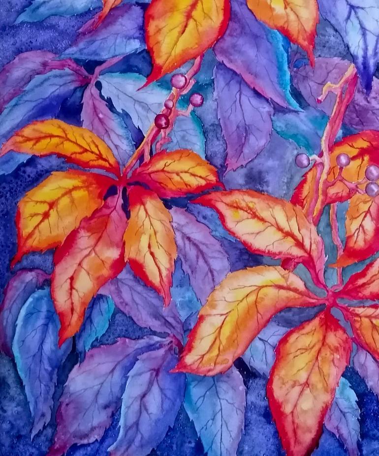 Original Fine Art Botanic Drawing by Ariel Friedman