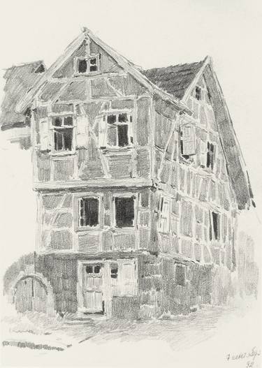 Old House in Malsh. Germany. thumb