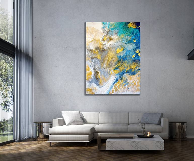 Original Abstract Nature Painting by Wei Xue