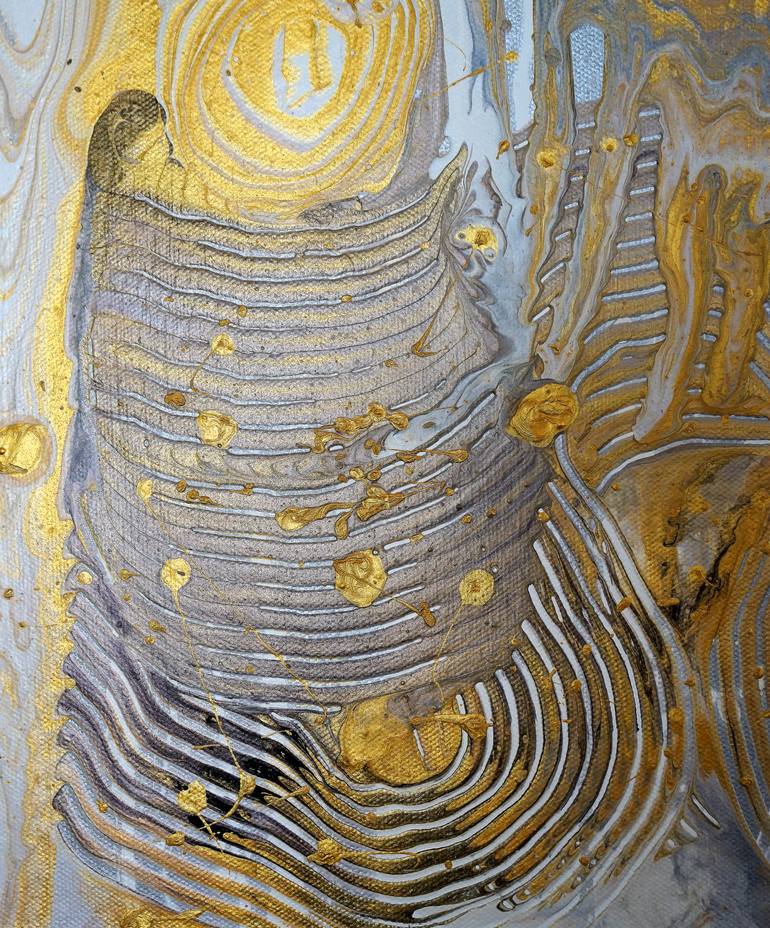 Original Abstract Expressionism Abstract Painting by Wei Xue