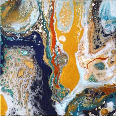 Original Abstract Expressionism Abstract Painting by Wei Xue