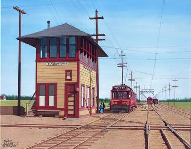 Original Realism Travel Paintings by Mike Bennett