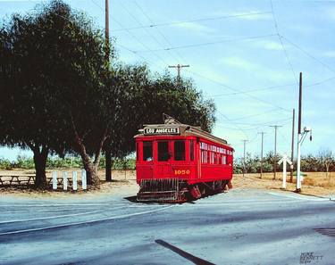 Print of Realism Transportation Paintings by Mike Bennett