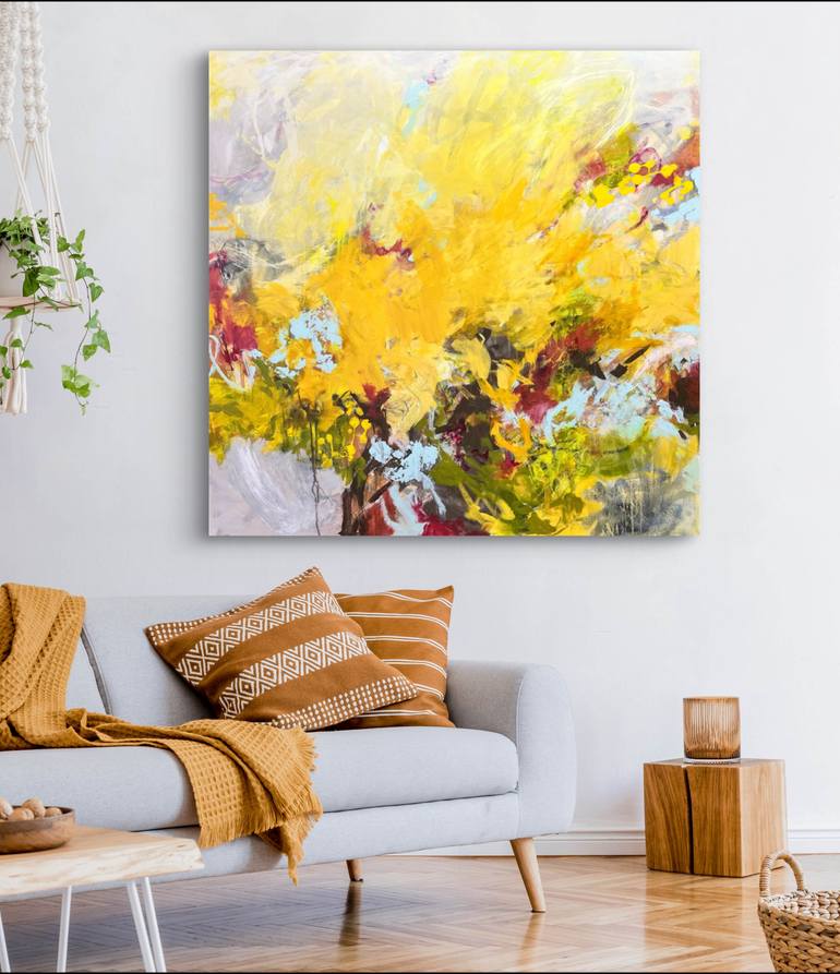 Original Abstract Expressionism Abstract Painting by Tammy Keller
