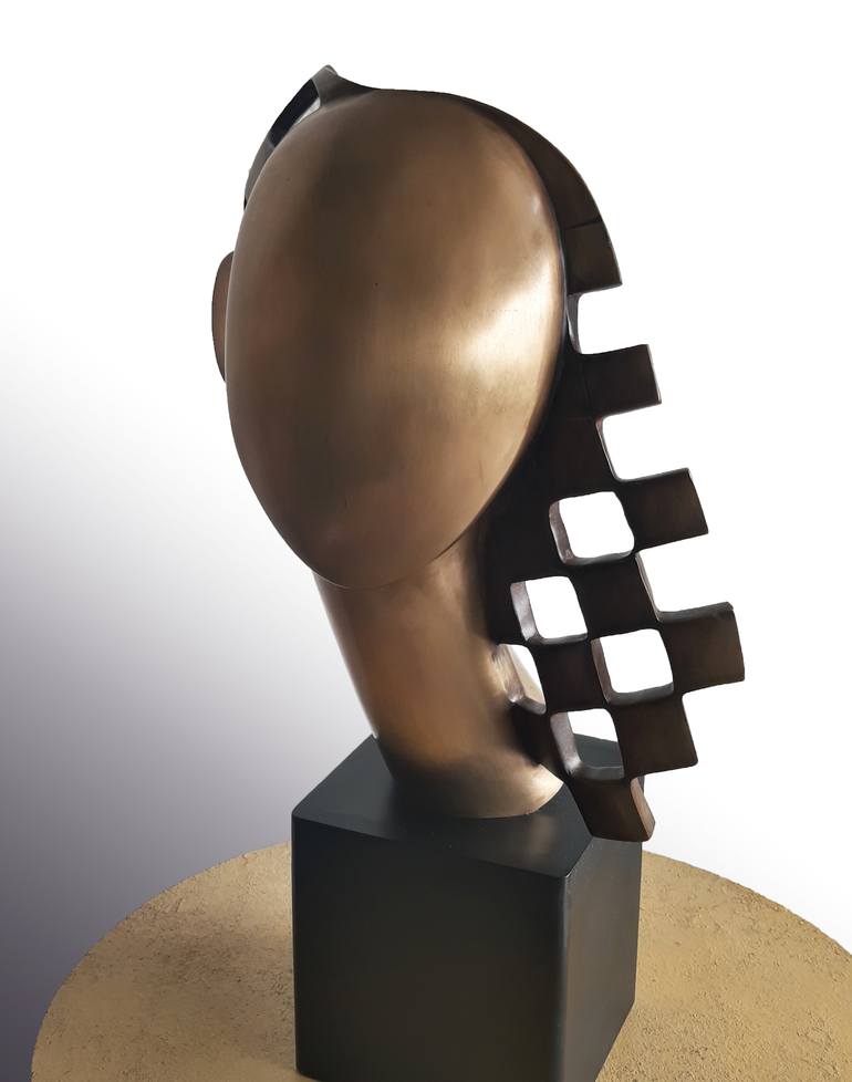 Original Cubism Abstract Sculpture by Rumyana Georgieva