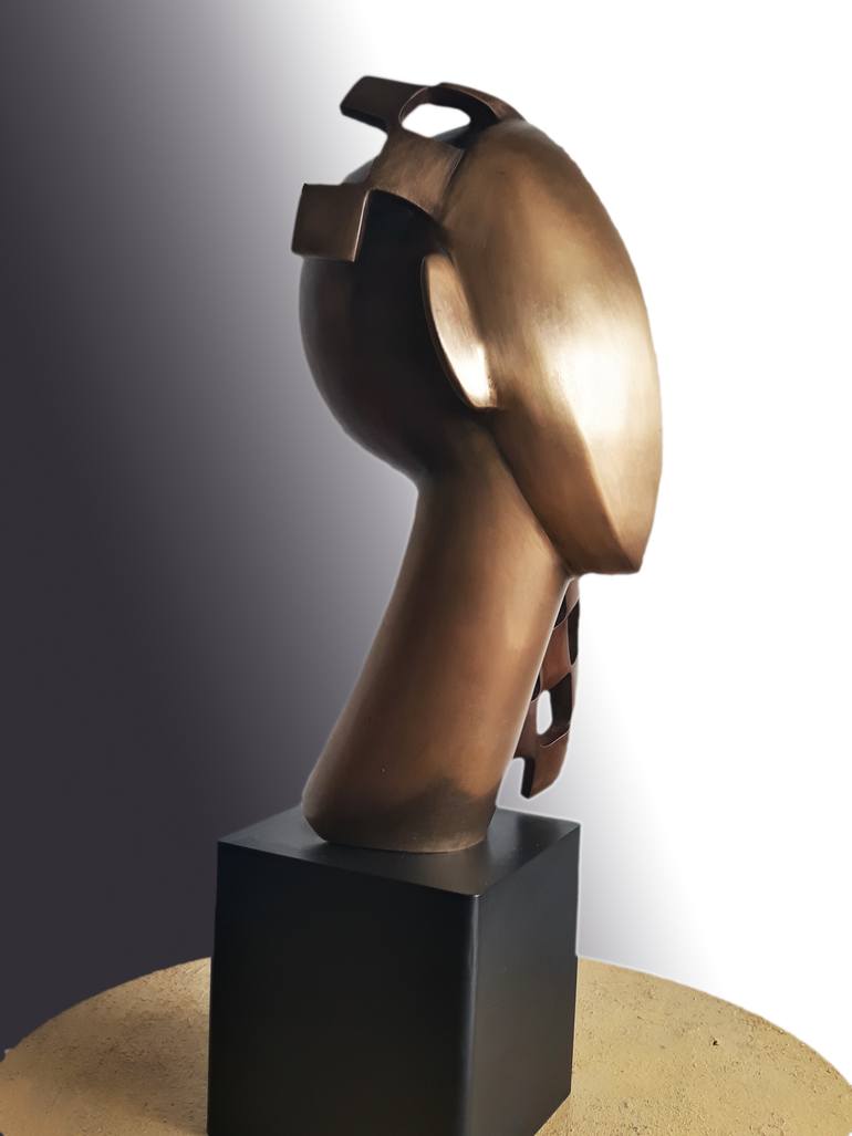 Original Cubism Abstract Sculpture by Rumyana Georgieva