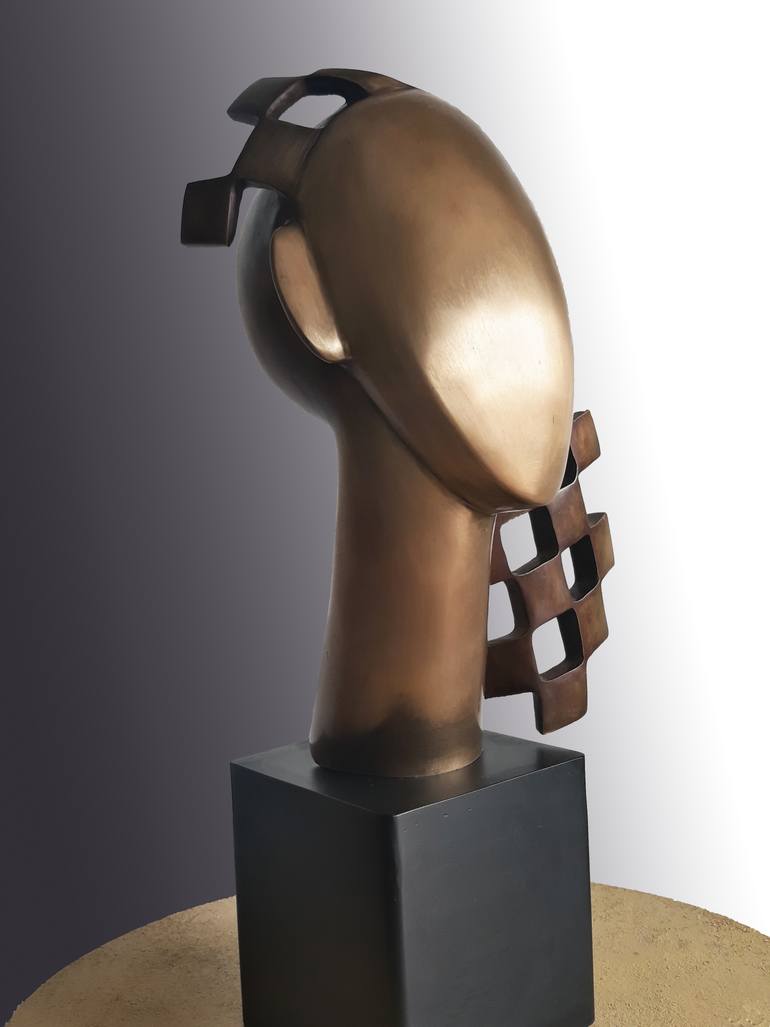 Original Cubism Abstract Sculpture by Rumyana Georgieva
