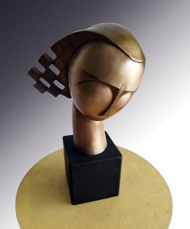 Original Cubism Abstract Sculpture by Rumyana Georgieva