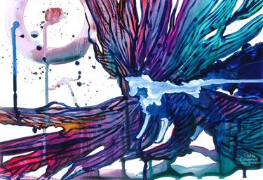 Print of Abstract Animal Paintings by Theodora Stougiannou