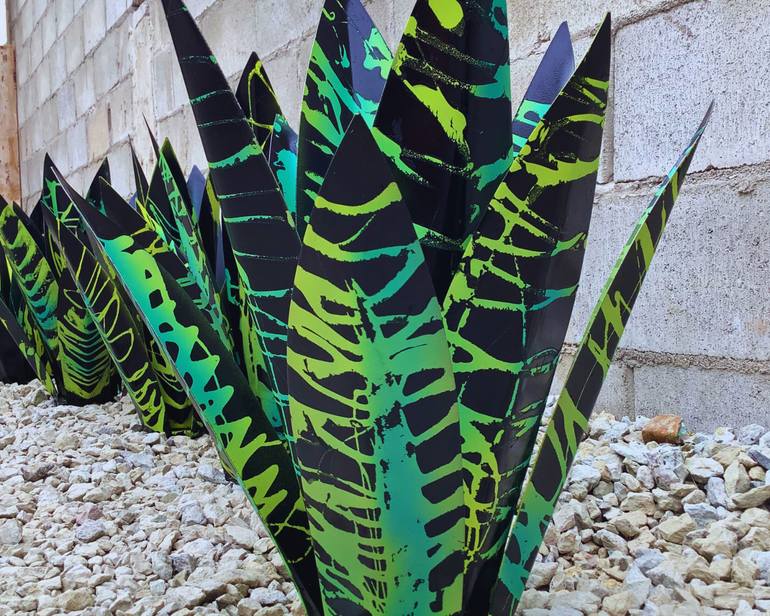 Original Abstract Garden Sculpture by Ramon Figueroa