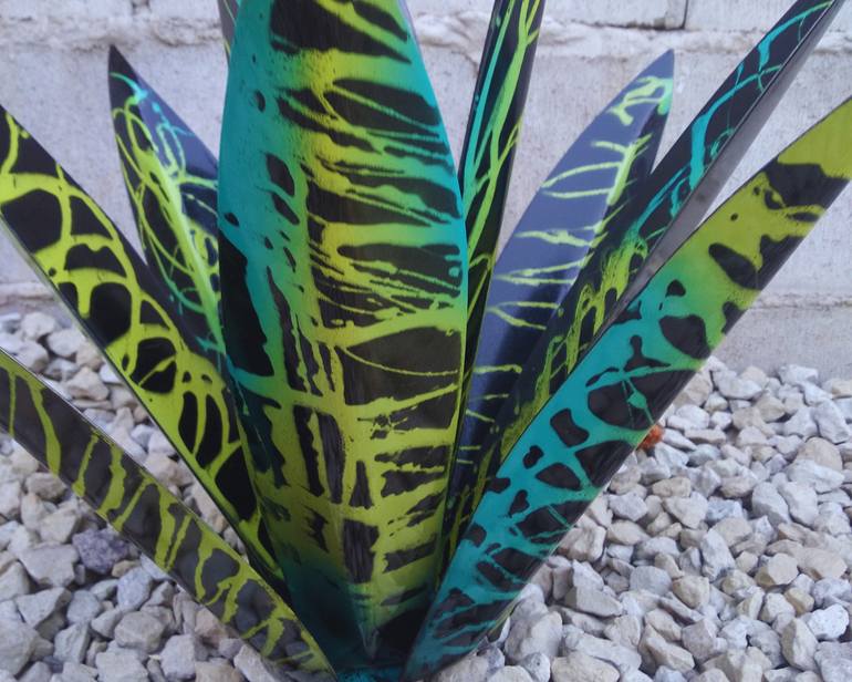 Original Abstract Garden Sculpture by Ramon Figueroa