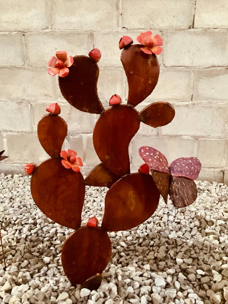 Original Abstract Expressionism Garden Sculpture by Ramon Figueroa