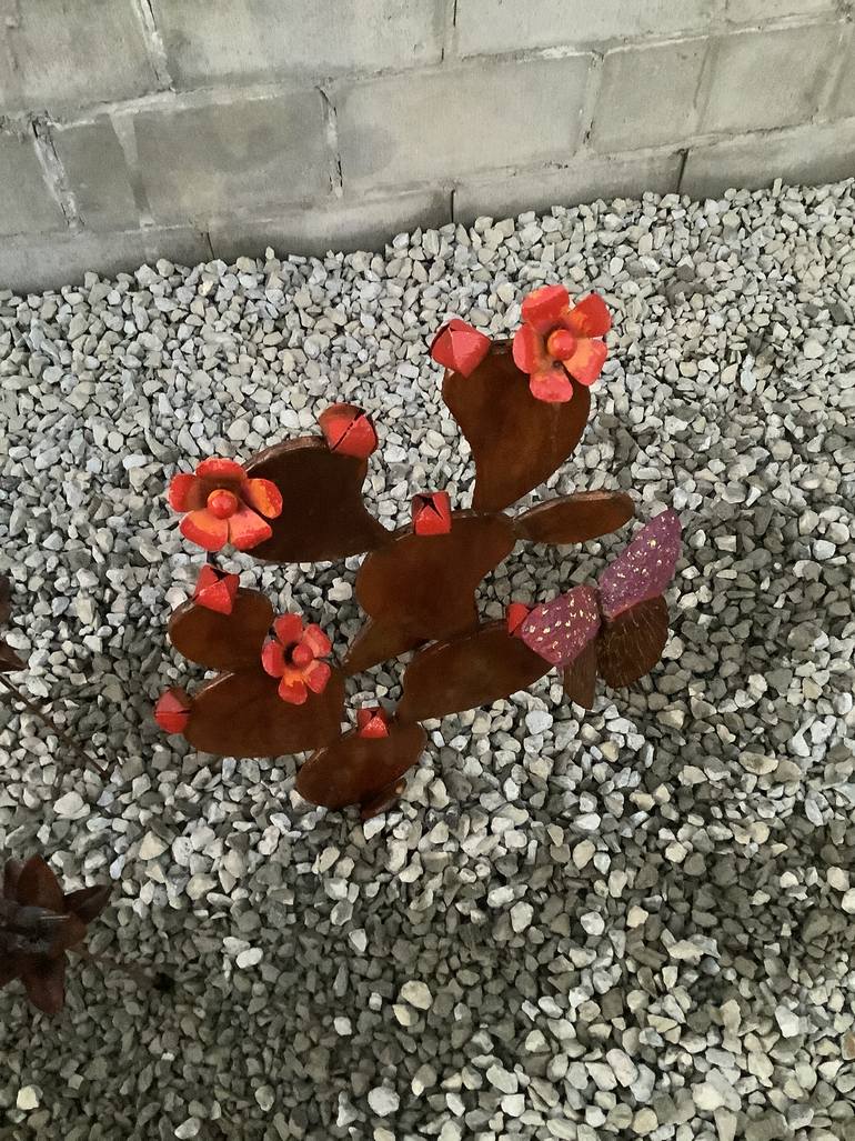 Original Abstract Expressionism Garden Sculpture by Ramon Figueroa
