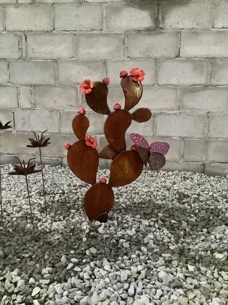 Original Abstract Expressionism Garden Sculpture by Ramon Figueroa