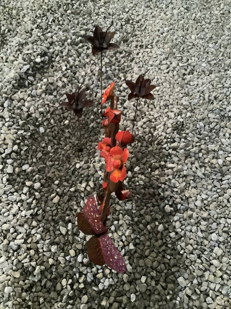 Original Abstract Expressionism Garden Sculpture by Ramon Figueroa