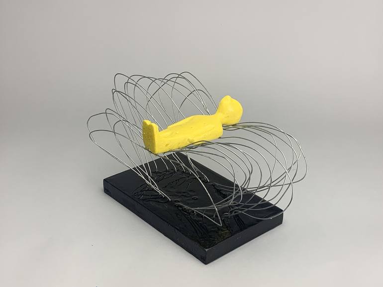 Original Abstract Science Sculpture by Luke Helms