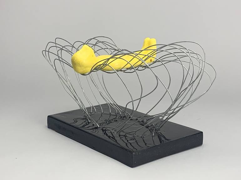 Original Abstract Science Sculpture by Luke Helms