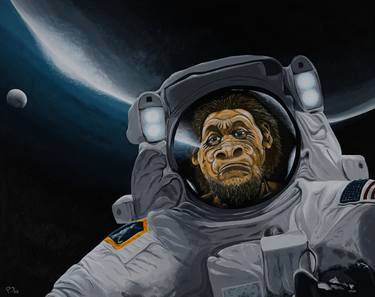 Original Outer Space Paintings by Paul Burrows