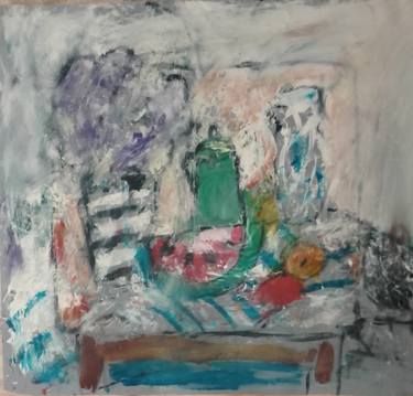 Original Abstract Expressionism Still Life Painting by Jack O'Hara