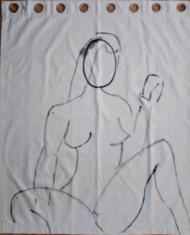 Original Black & White Body Painting by Jack O'Hara