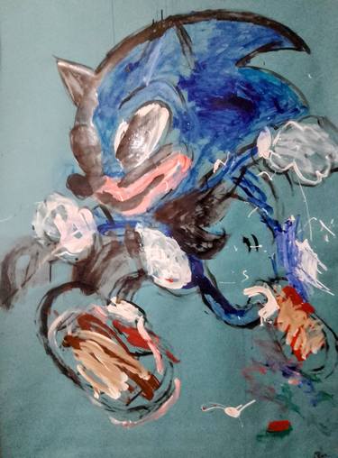 Original Expressionism Comics Painting by Jack O'Hara