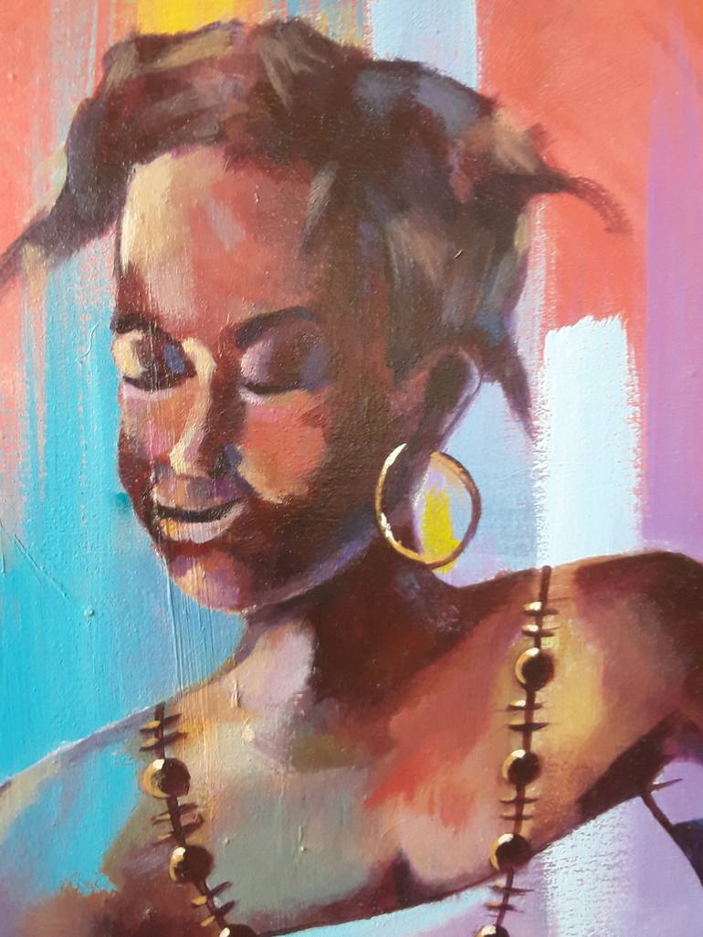 Original Fashion Painting by ALEX MENSAH