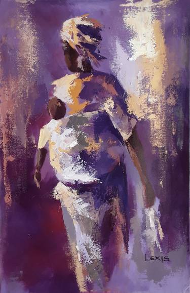 Mother and Child, Mummy, canvas artwork thumb