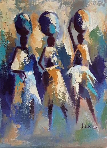 Original Women Paintings by ALEX MENSAH