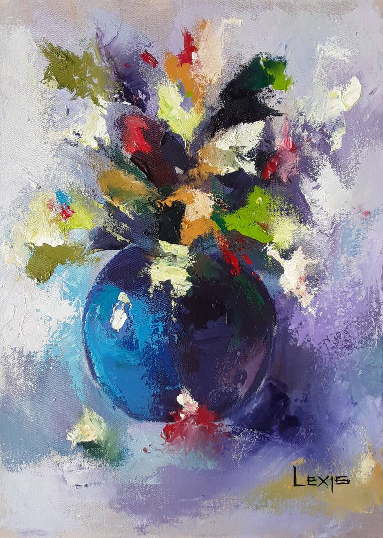 Print of Conceptual Floral Paintings by Alex Mensah